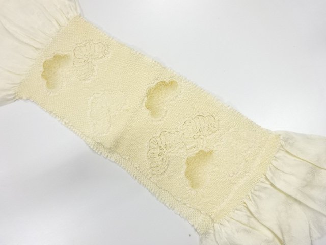 JAPANESE KIMONO / OBIAGE / SILK / SHIBORI